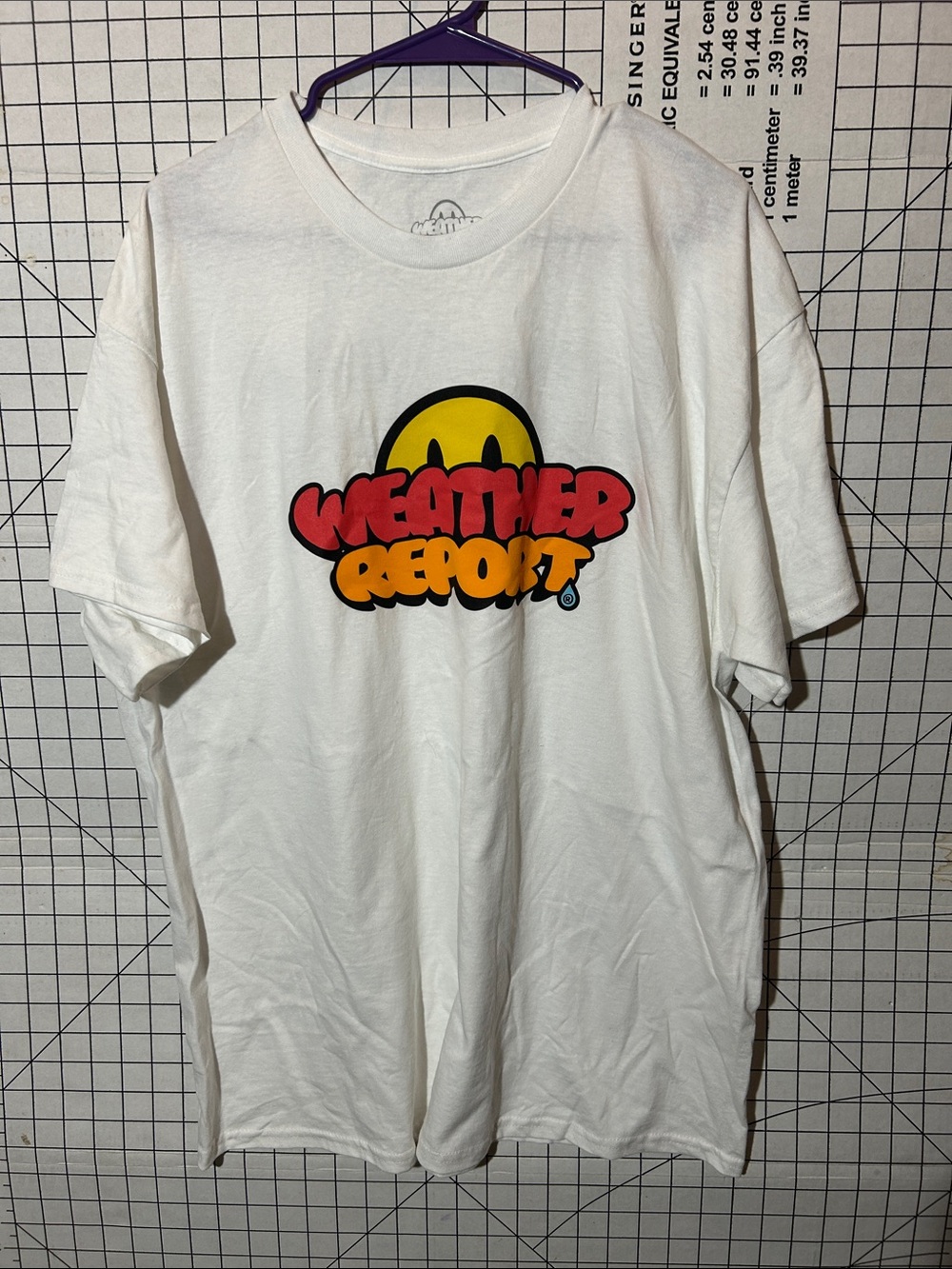 Weather Report Short-Sleeve Graphic Tee - White